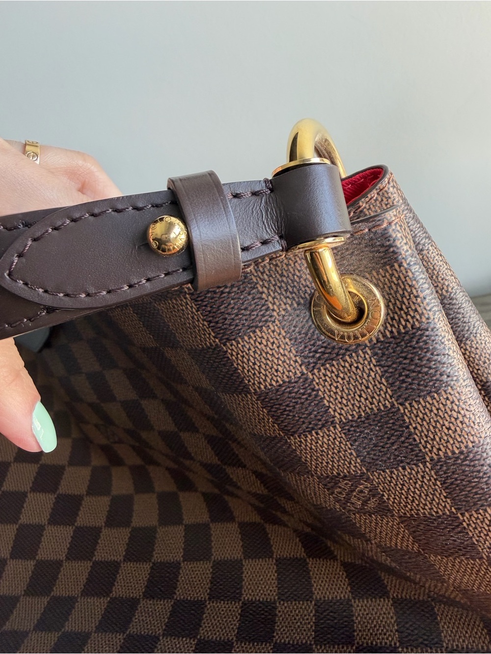Louis Vuitton Damier Ebene Graceful MM New💫 - Picture 7 of 11